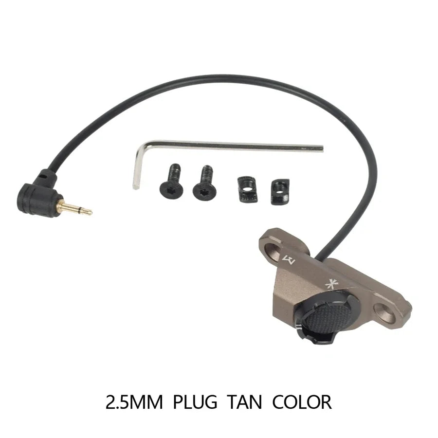 Tactical Remote Dual Pressure Button Switch M-LOK Keymod