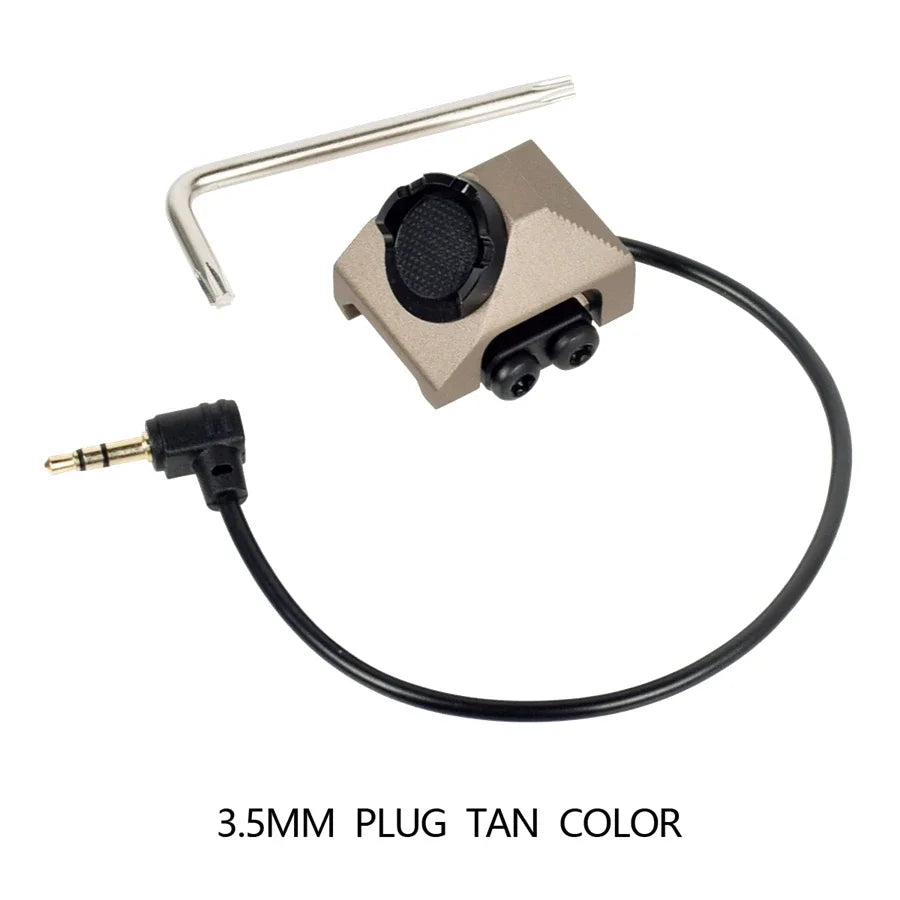 Tactical Remote Dual Pressure Button Switch M-LOK Keymod