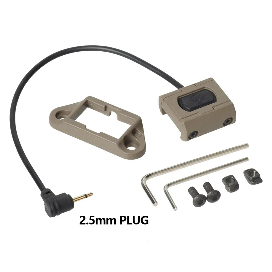 Tactical Remote Dual Pressure Button Switch M-LOK Keymod