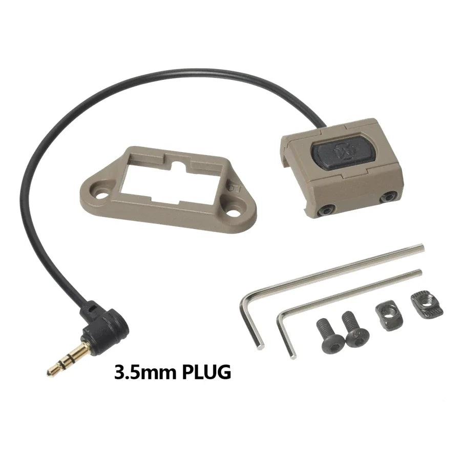 Tactical Remote Dual Pressure Button Switch M-LOK Keymod