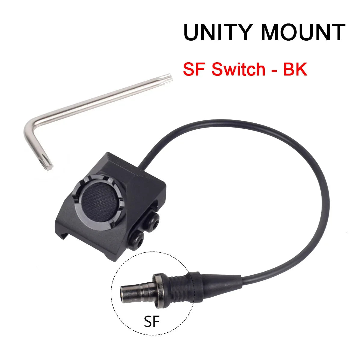 Tactical Remote Dual Pressure Button Switch M-LOK Keymod
