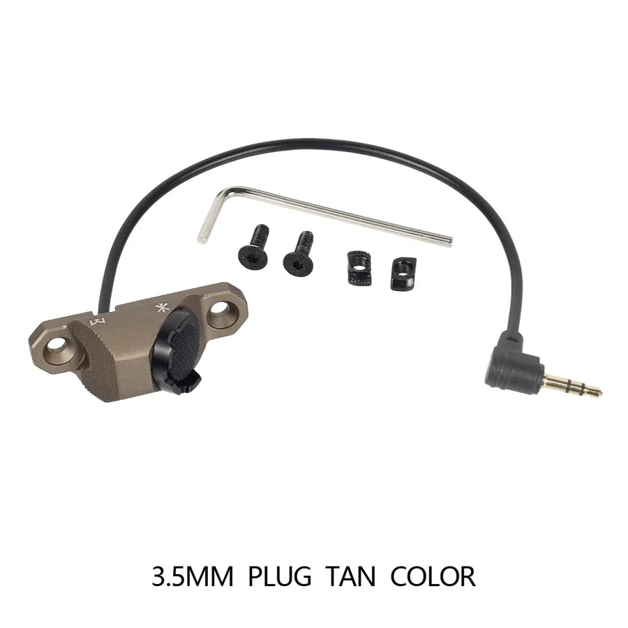 Tactical Remote Dual Pressure Button Switch M-LOK Keymod