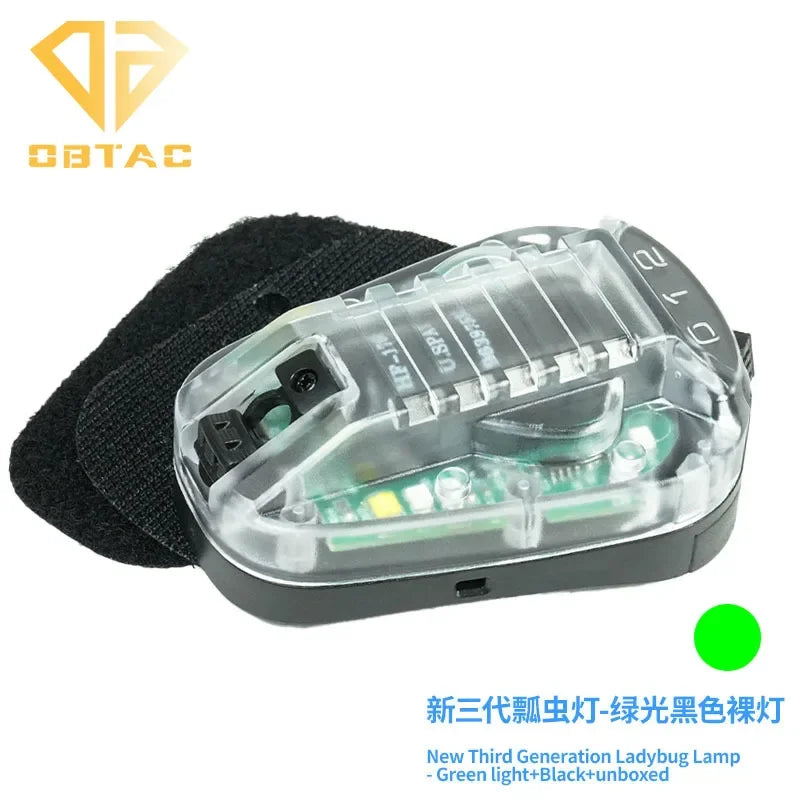 GEN3 Tactical Helmets Ladybird Lamp Red Green Blue Strobe