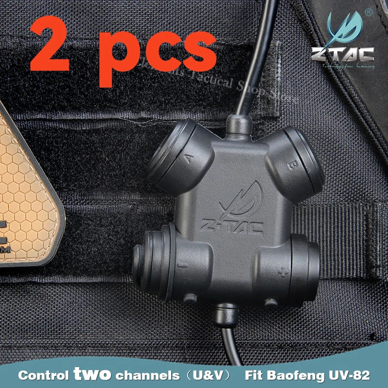 Z-TAC Tactical Dual PTT