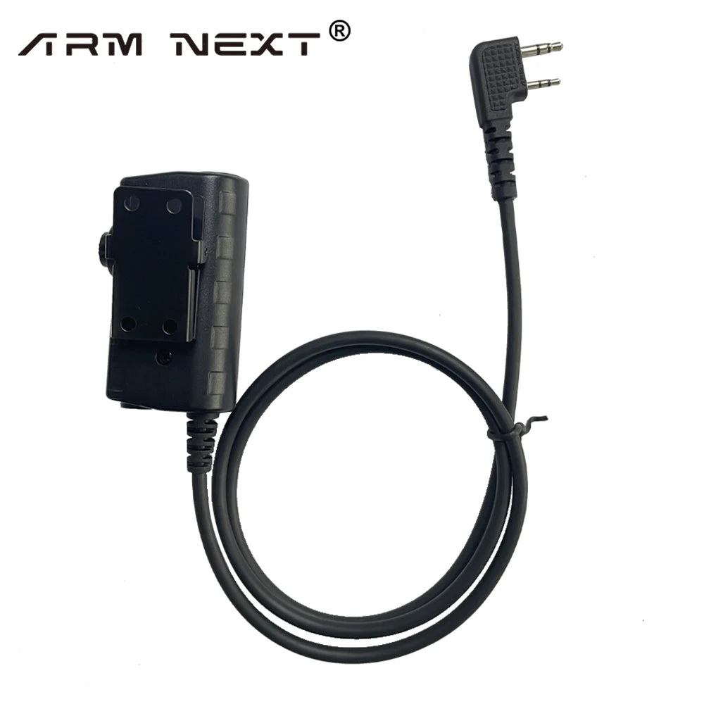 EARMOR M32 MOD4 - With Helmet ARC Rail Adapter and Kenwood PTT Adapter