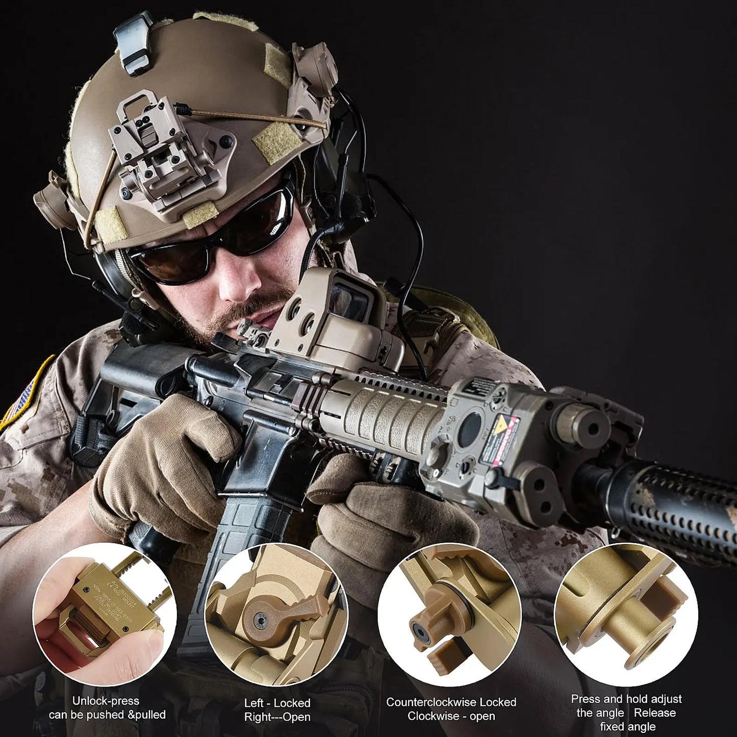 REPO NVG Mount PVS14/15/18 G24 METAL