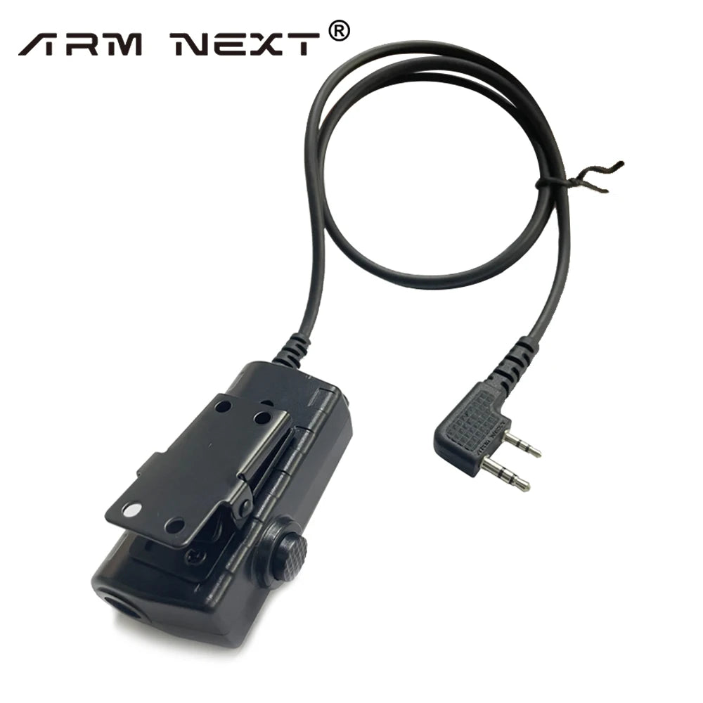 EARMOR M32 MOD4 - With Helmet ARC Rail Adapter and Kenwood PTT Adapter