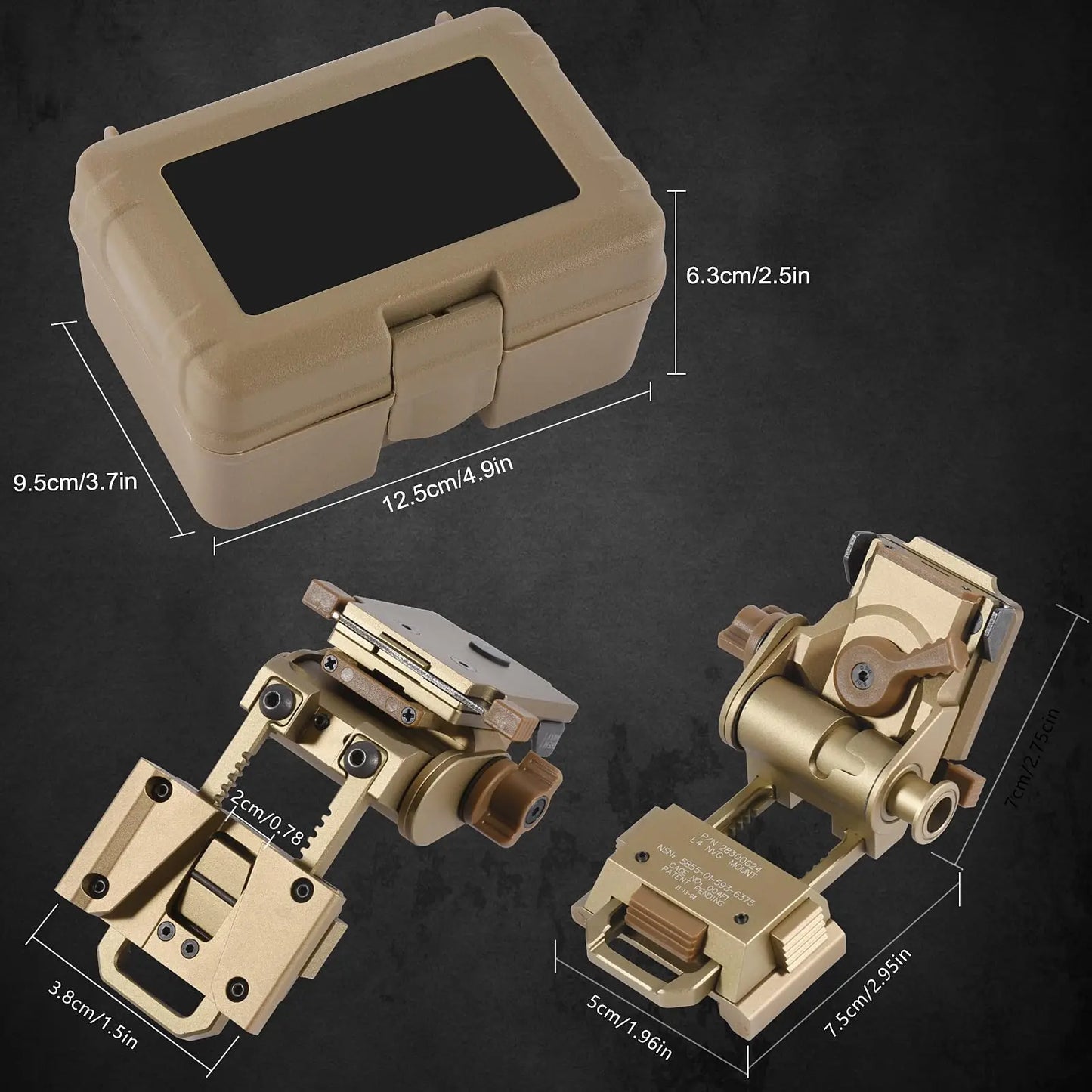 REPO NVG Mount PVS14/15/18 G24 METAL