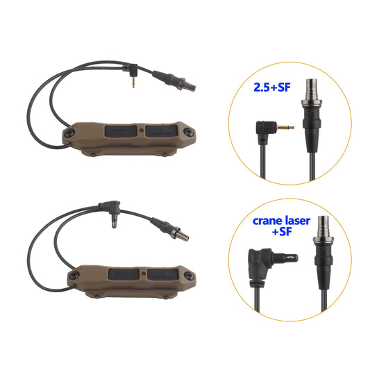 Remote Dual Function Switch for Torch and PEQ