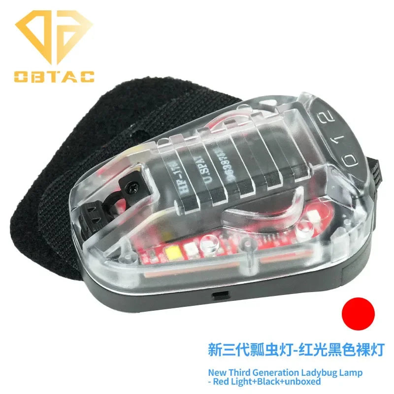 GEN3 Tactical Helmets Ladybird Lamp Red Green Blue Strobe