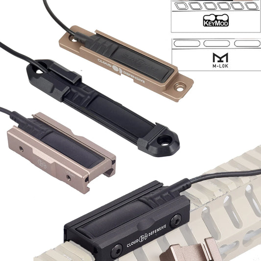 SF M600 M300 Airsoft Weapon Scout Light Flashlight ST07 Pressure Pad Switch Mlok Keymod Rail Mount