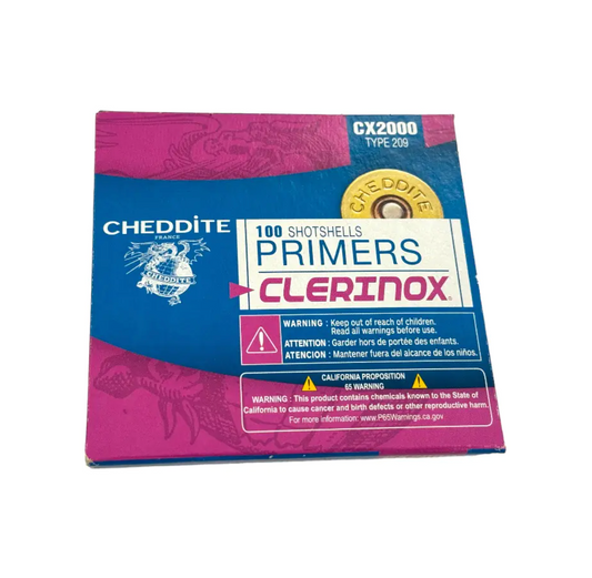 Cheddite Pack of 100 Blanks .209 Primers