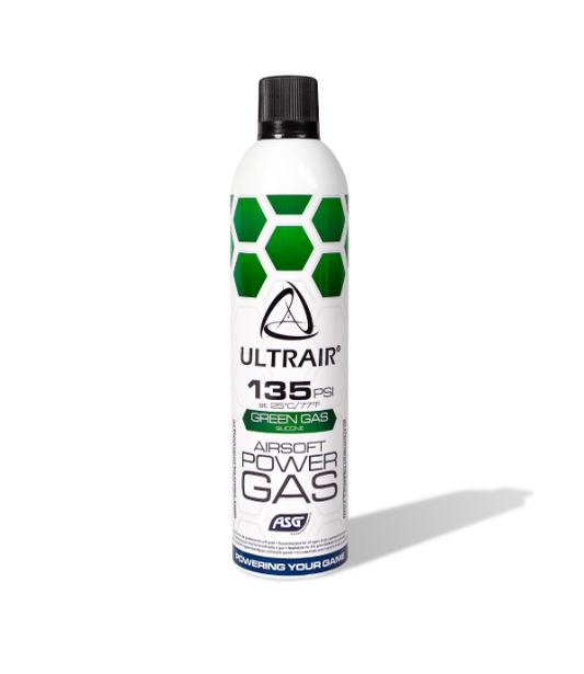 ASG Ultrair 'Green' Power Gas with Silicone 570 ml