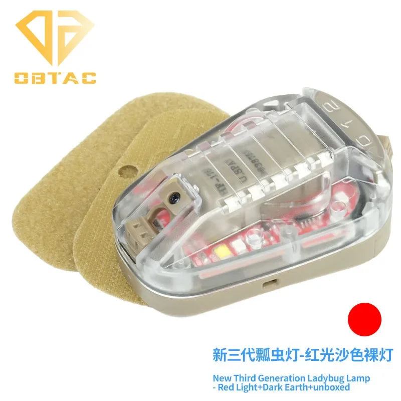 GEN3 Tactical Helmets Ladybird Lamp Red Green Blue Strobe