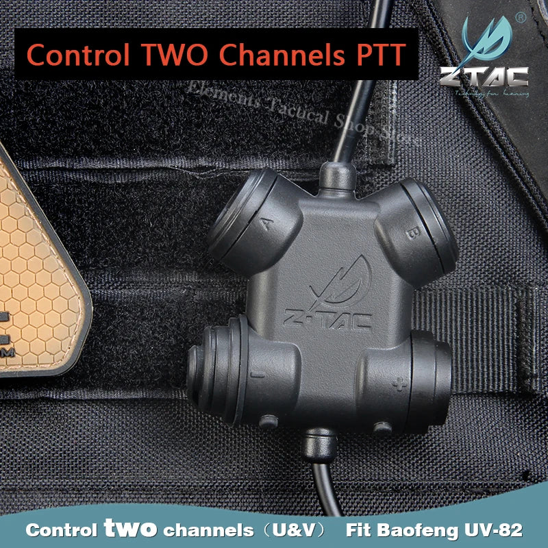 Z-TAC Tactical Dual PTT